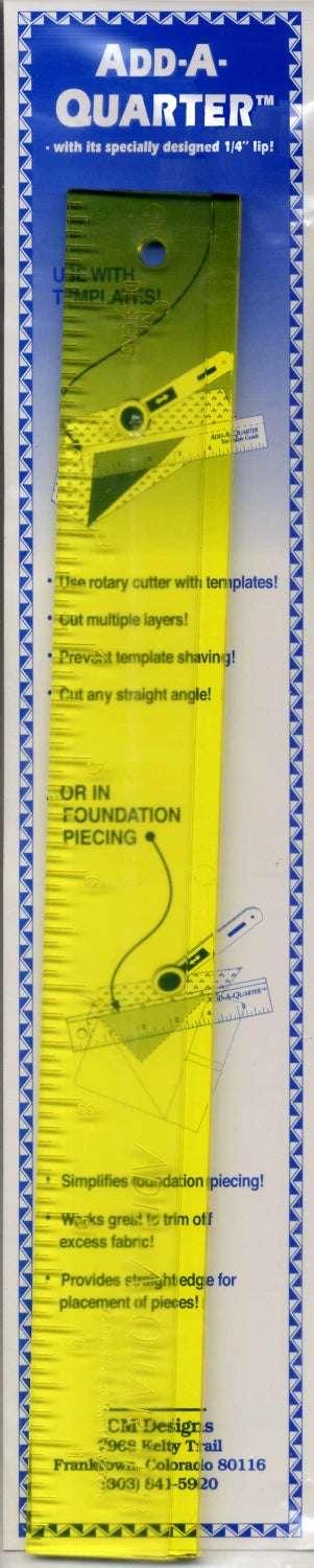 Add A Quarter Ruler 1 1/2" x 12"