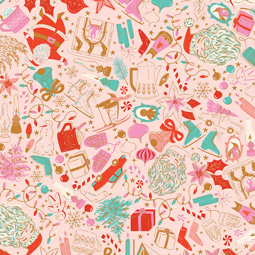 Art Gallery Fabrics - Christmas in Color - Decked and Dazzled Holiday Icons - CMC-25403