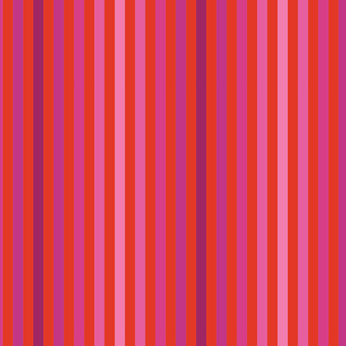 Art Gallery Fabrics - Christmas in Color - Holiday Candy Wrap Purple and Red Stripe - CMC-25407