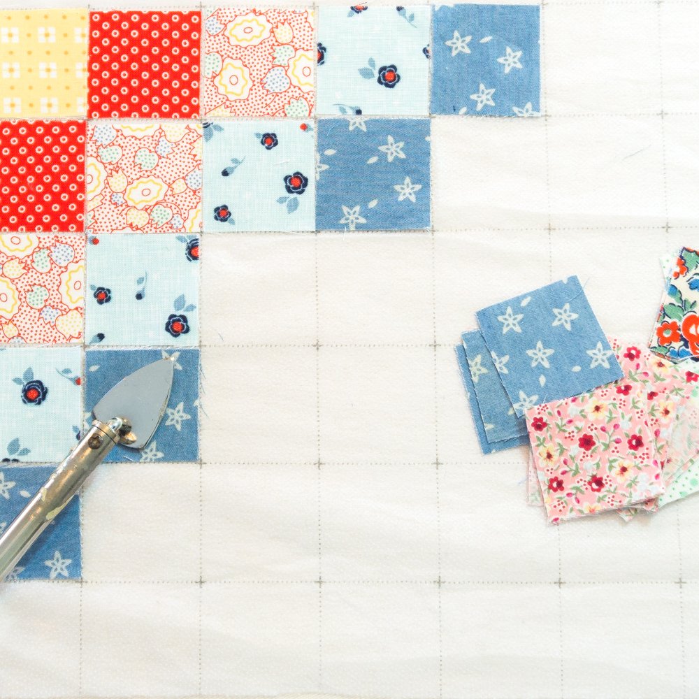 Tensisters Handicraft - Easy Piecing Grid Panel - 1" Finished Grid - 1 Panel