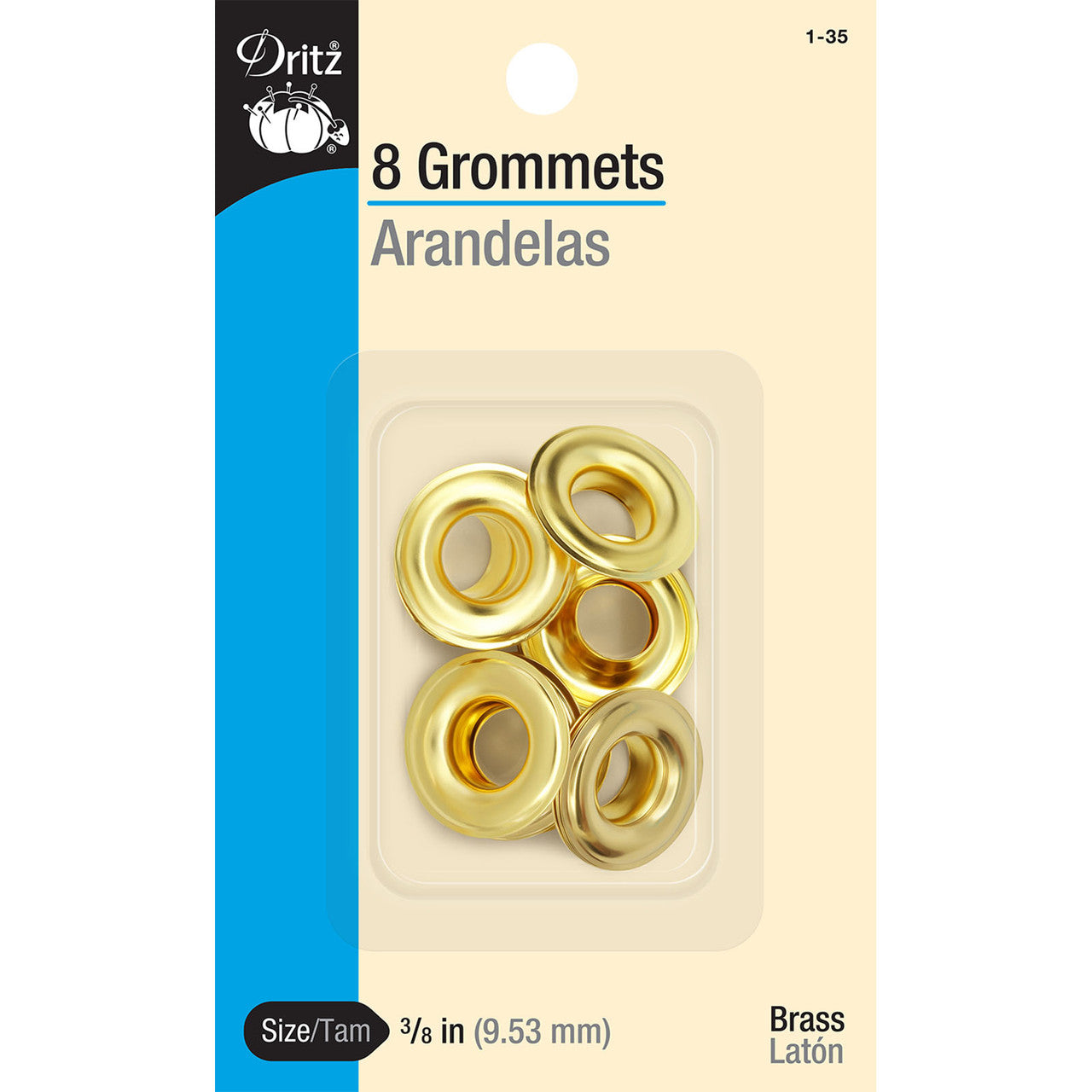 Dritz 3/8" Brass Grommets