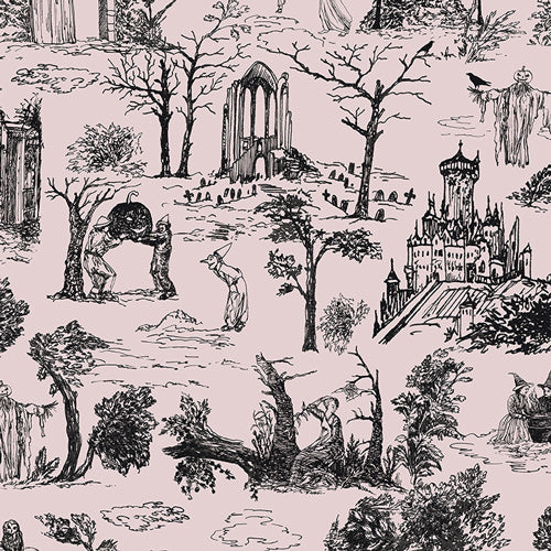 Preorder - Art Gallery Fabrics - Enshadow - Shadowmere - Halloween Scene - ENW-49411