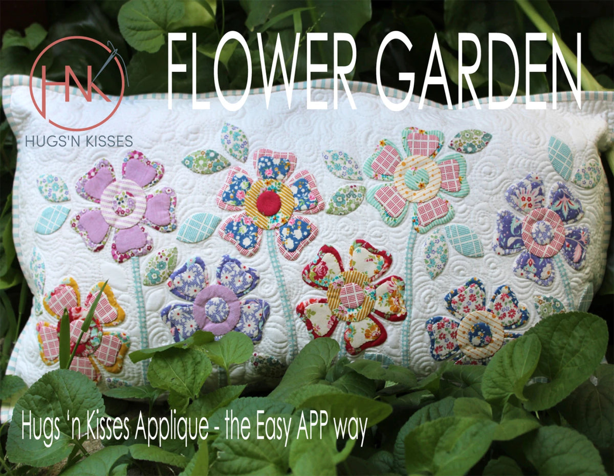 Flower Garden Applique Iron Ons By Hugs N Kisses
