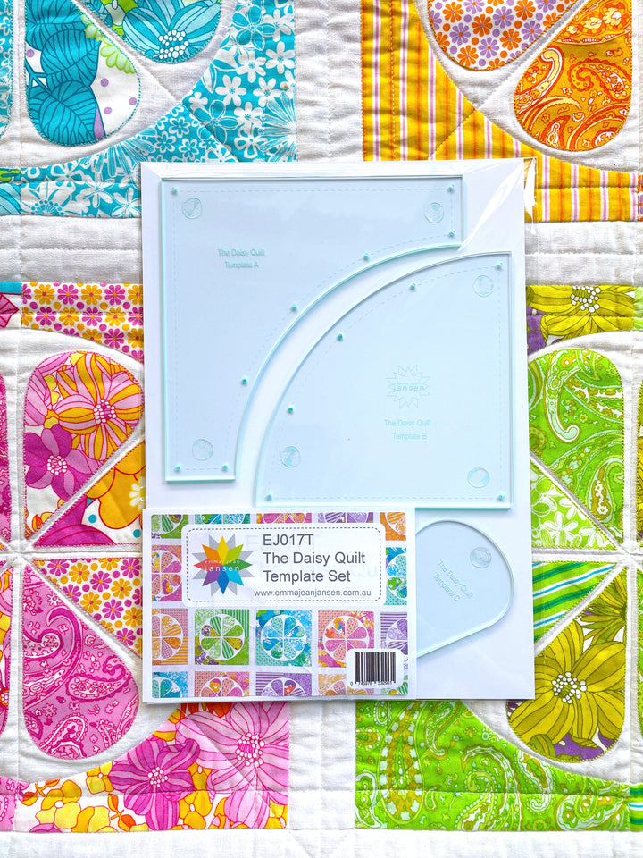The Daisy Quilt Pattern By Emma Jean Jansen - Acrylic Templates Sold Separately