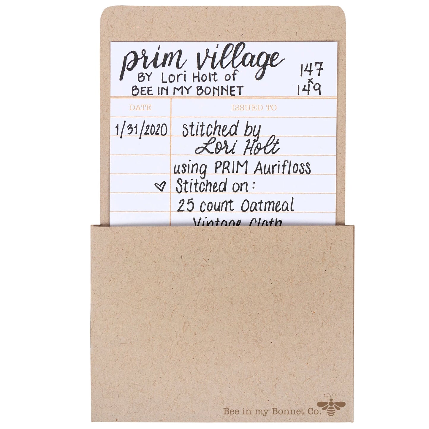 Its Sew Emma - Lori Holt - Library Card Label Pack