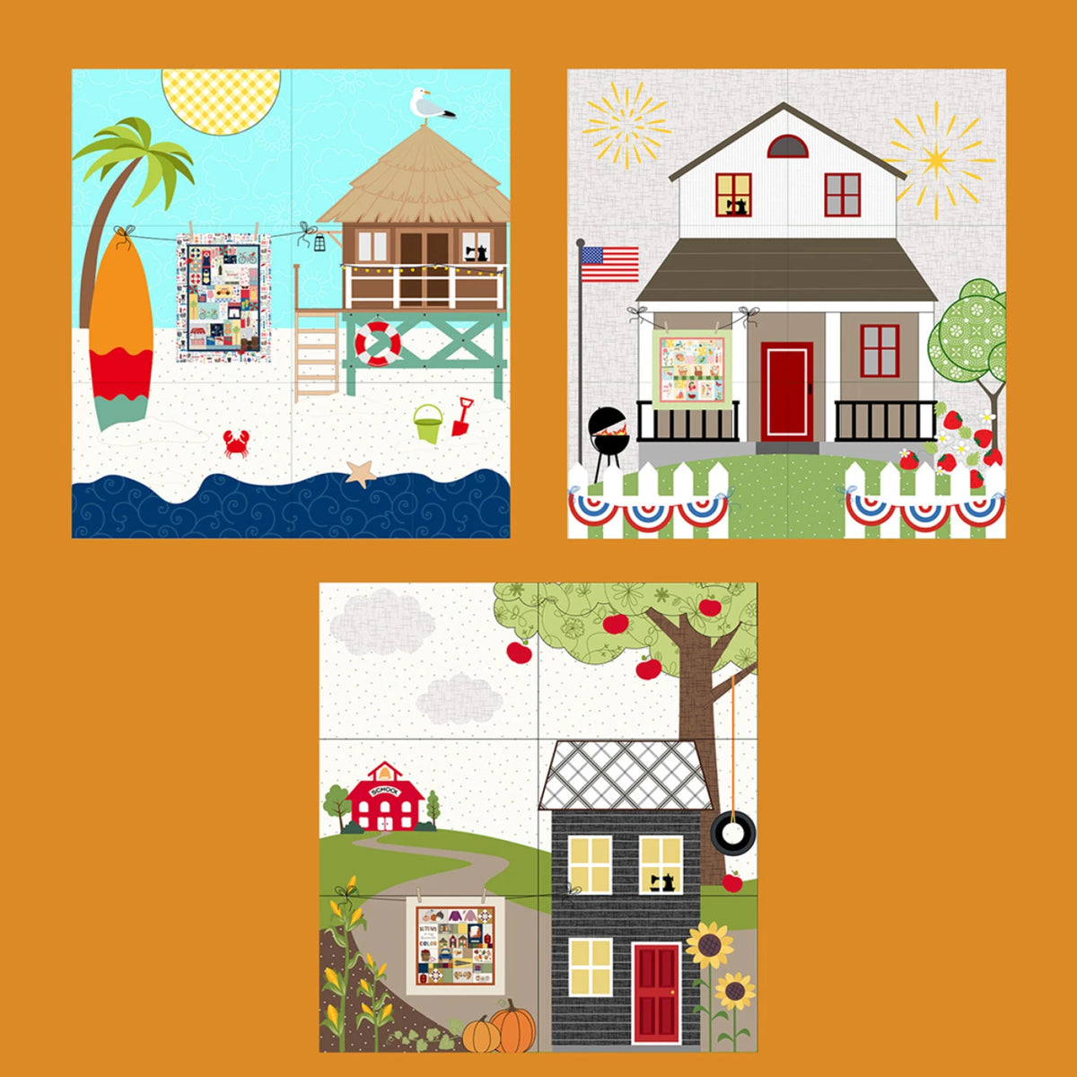 Kimberbell - Home Sewn Volume 2 - July / August / September