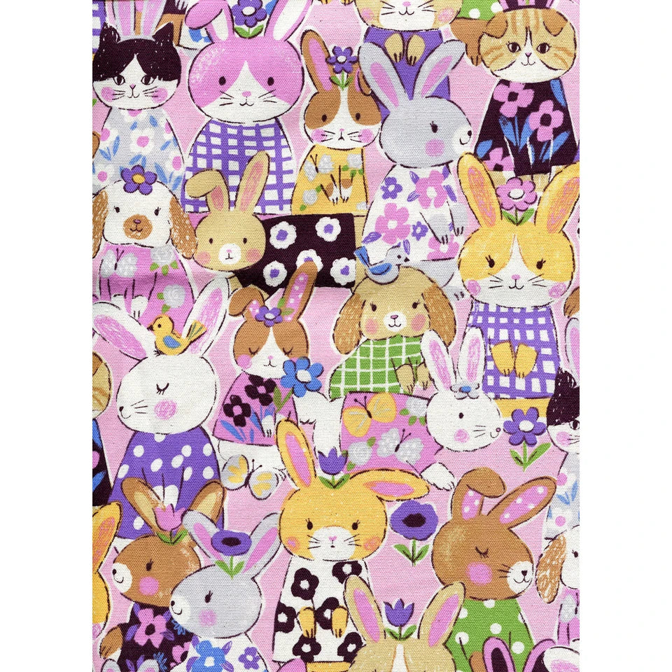 Kokka - Powerful Animal - Bunny Rabbits - KOKYGA-89000-2-B