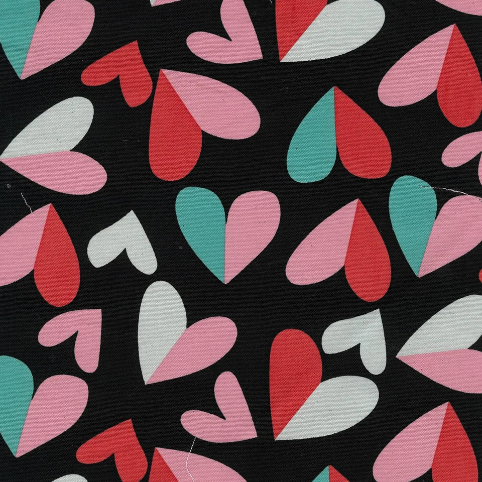 Kokka - Retro Charm - Hearts - KOKYKA-36010-3-D
