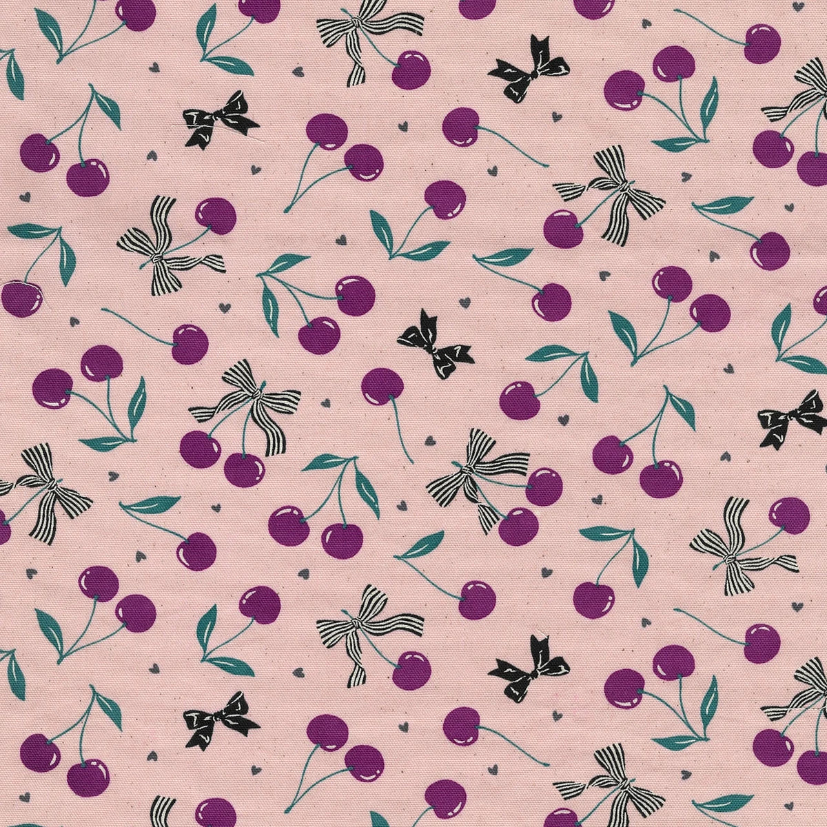 Kokka - Cherry Bonbon - Berry and Bows - KOKYKA-39020-1-A