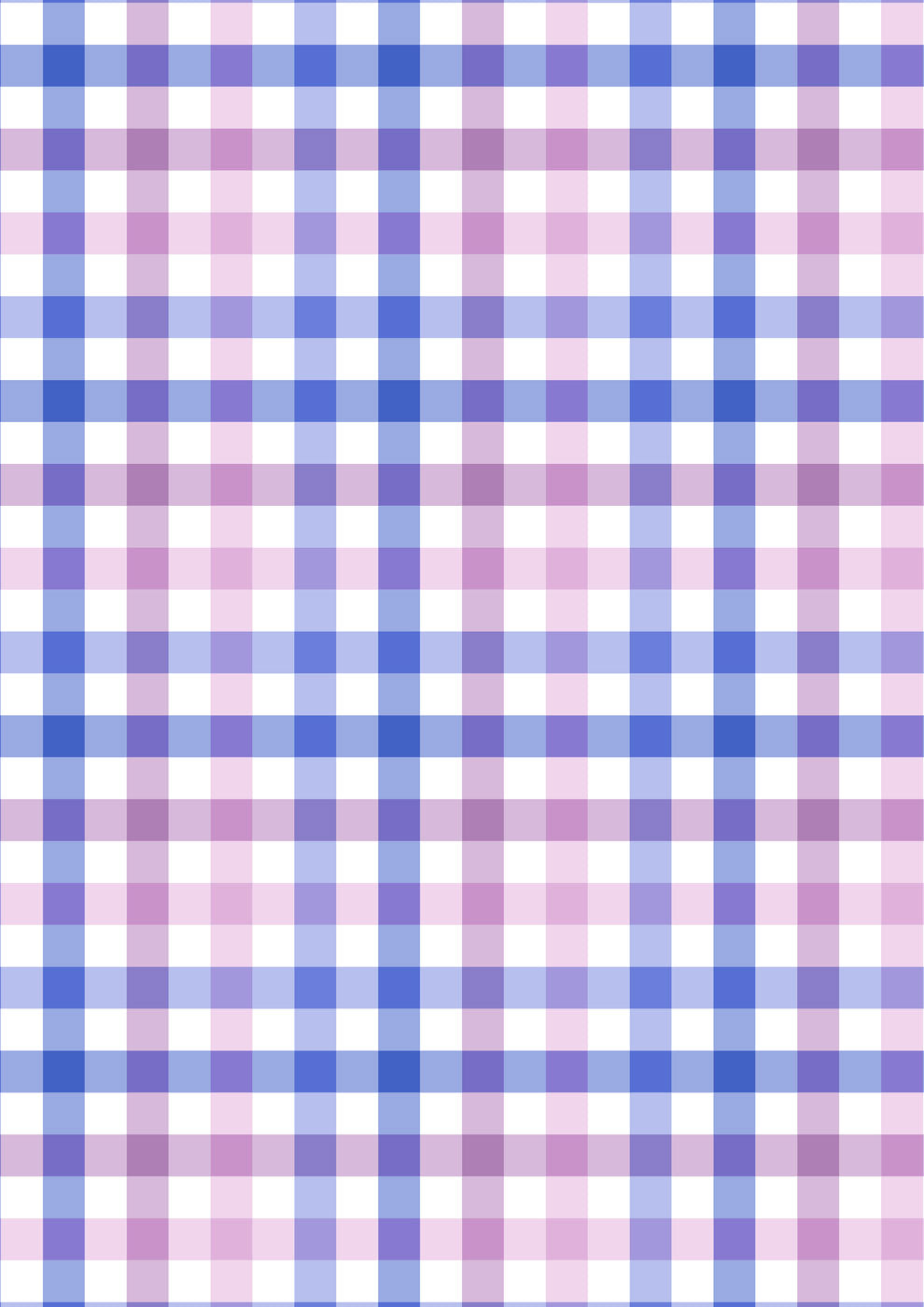 PREORDER - Lewis and Irene - Patchwork Joy - Blue to Lilac Big Gingham - L37A - Ships October 2026
