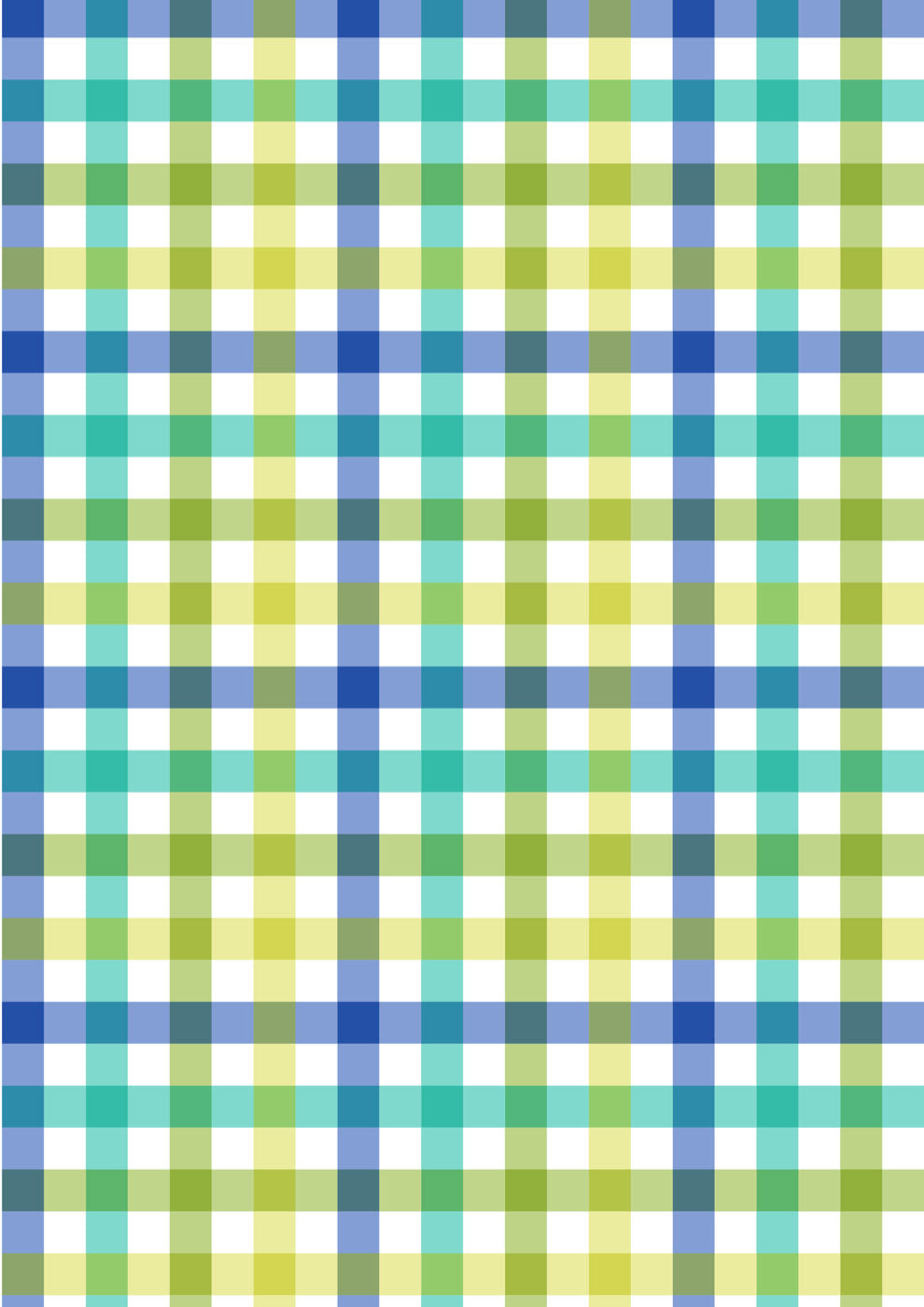 PREORDER - Lewis and Irene - Patchwork Joy - Blue to Green Big Gingham - L37B - Ships October 2026
