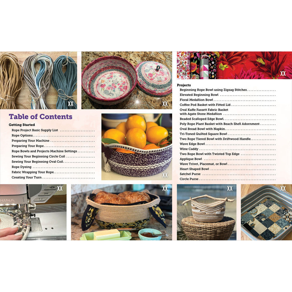 Creative Zigzag Rope Sewing Projects By Denise Harr
