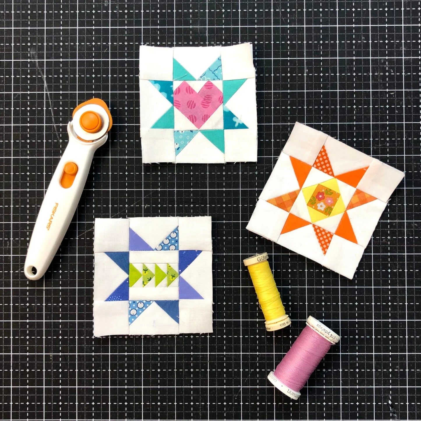 3in Scrappy Stars Foundation Paper Piecing Pad By Leila Gardunia Designs
