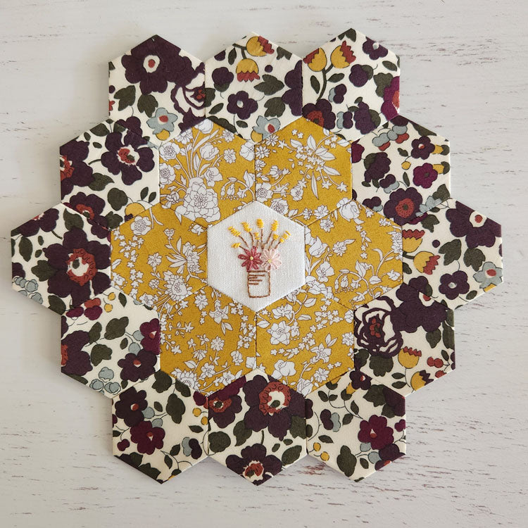 My Garden Embroideries Volume 2 Pre-Printed Linen in Birch By Lilabelle Lane Creations