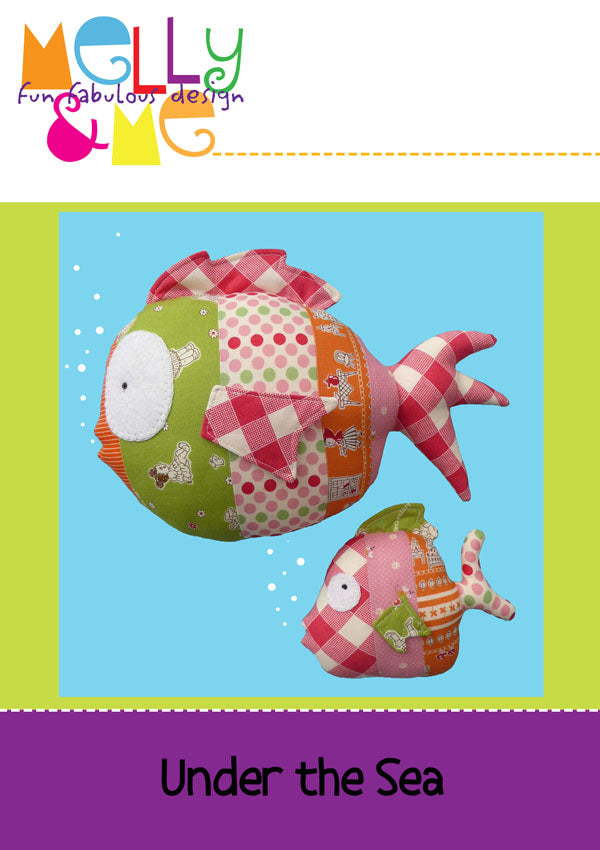 Under The Sea Stuffed Fish Pattern By Melly and Me