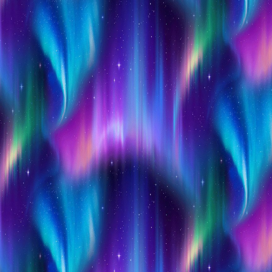 Timeless Treasures - Aurora - Northern Lights Skyview - NATURE - CD4097
