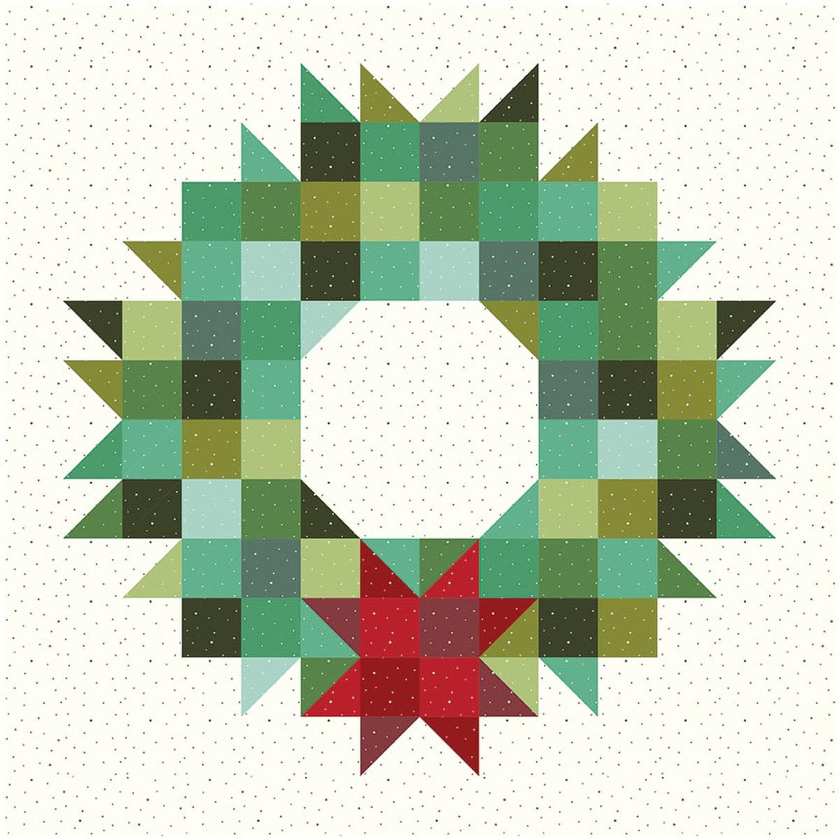 Jolly Holiday Wreath Pattern By Material Girl Quilts