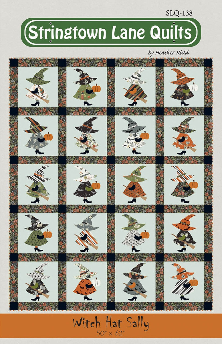 Witch Hat Sally Quilt Pattern Stringtown Lane Quilts