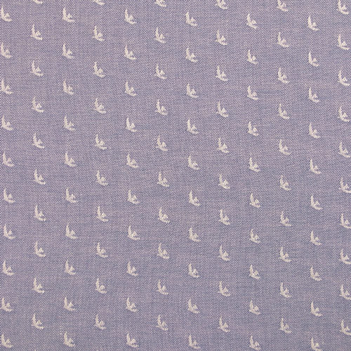 Art Gallery Fabrics - Suzy Quilts - Picnic Wovens - Birds in Blue Jay - PWOV-5001