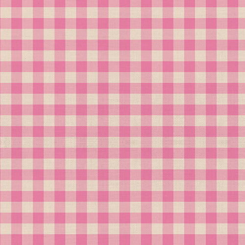 Art Gallery Fabrics - Suzy Quilts - Picnic Wovens - Gingham in Bubblegum - PWOV-6004