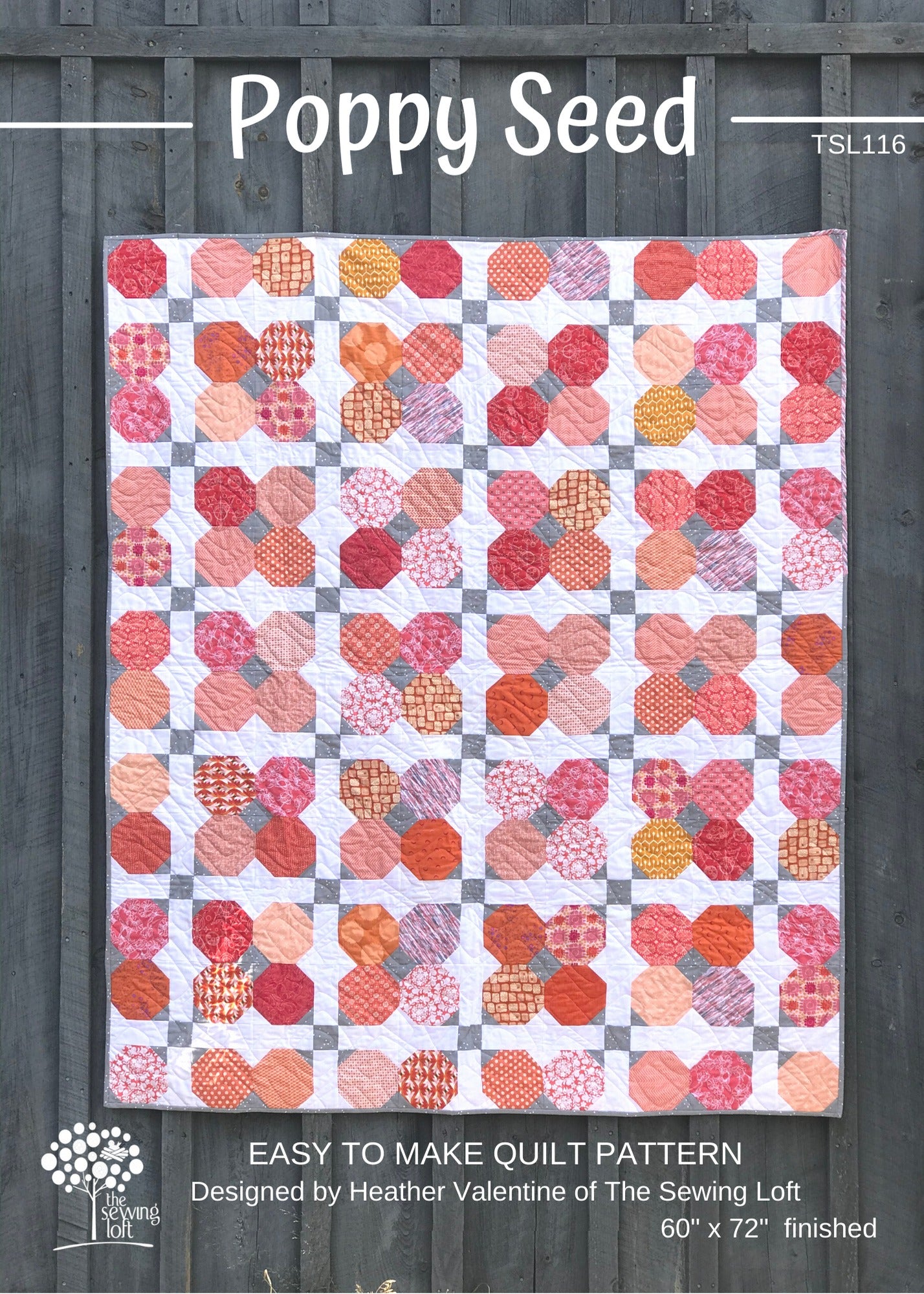 Poppy Seed Quilt Pattern By The Sewing Loft