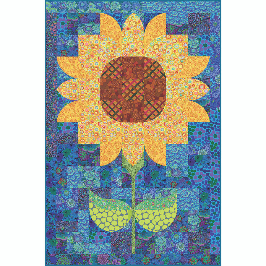 FreeSpirit - Kaffe Fassett - Posh Seasonal Club Collection - Posh Sunflower Factory Cut Quilt Kit