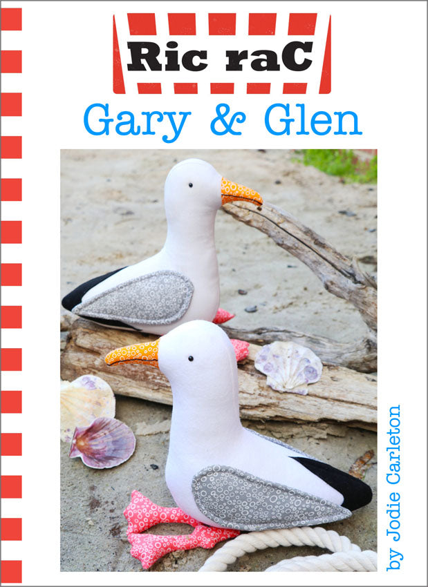 Gary and Glen Stuffed Seagull Pattern By Ric Rac