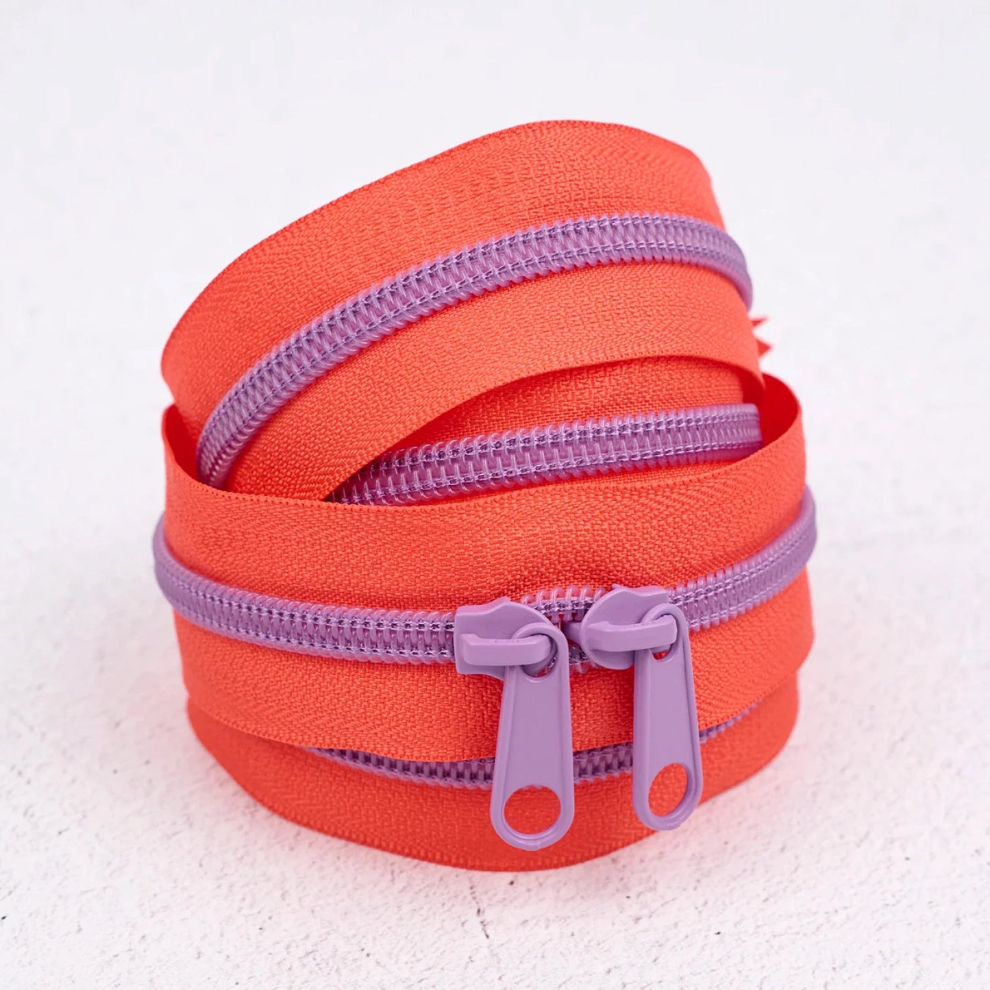 Renaissance Ribbons - 4 Yard Handbag Zipper - Lavender Citrus