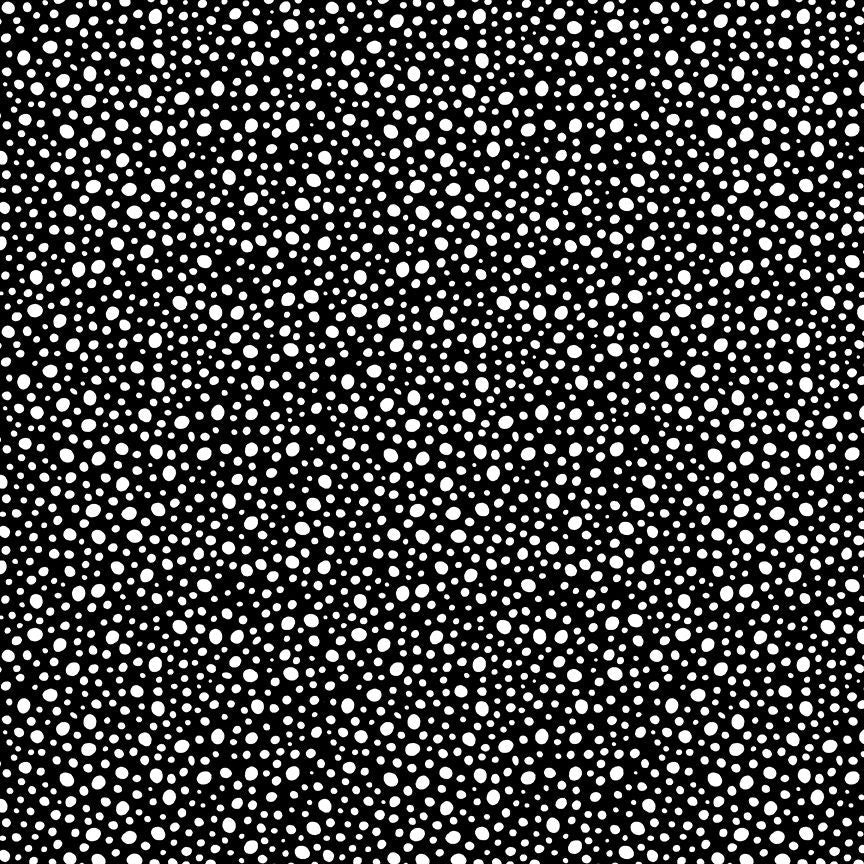Dear Stella - Leezaworks - Bok Bok Meow - Beans Black and White Dots - STELLA-DLW3700 JET
