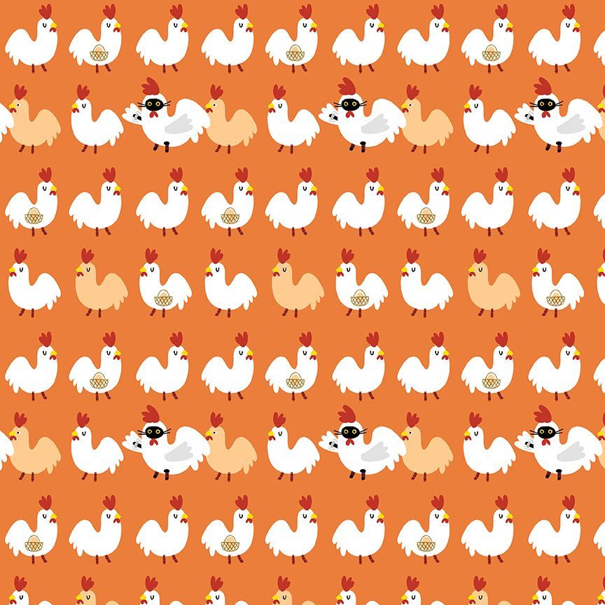 Dear Stella - Leezaworks - Bok Bok Meow - Chicken Run - STELLA - DLW3702 CARROT
