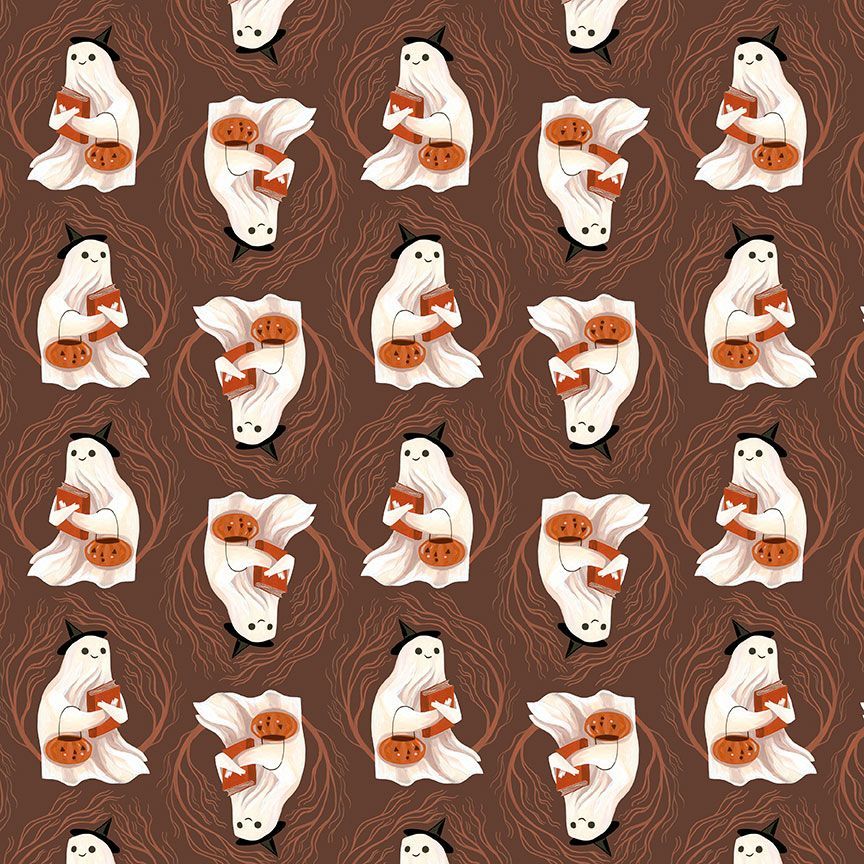 Dear Stella - Rae Ritchie - Cozy Ghost - Halloween Cute Ghosts - STELLA - DRR3443