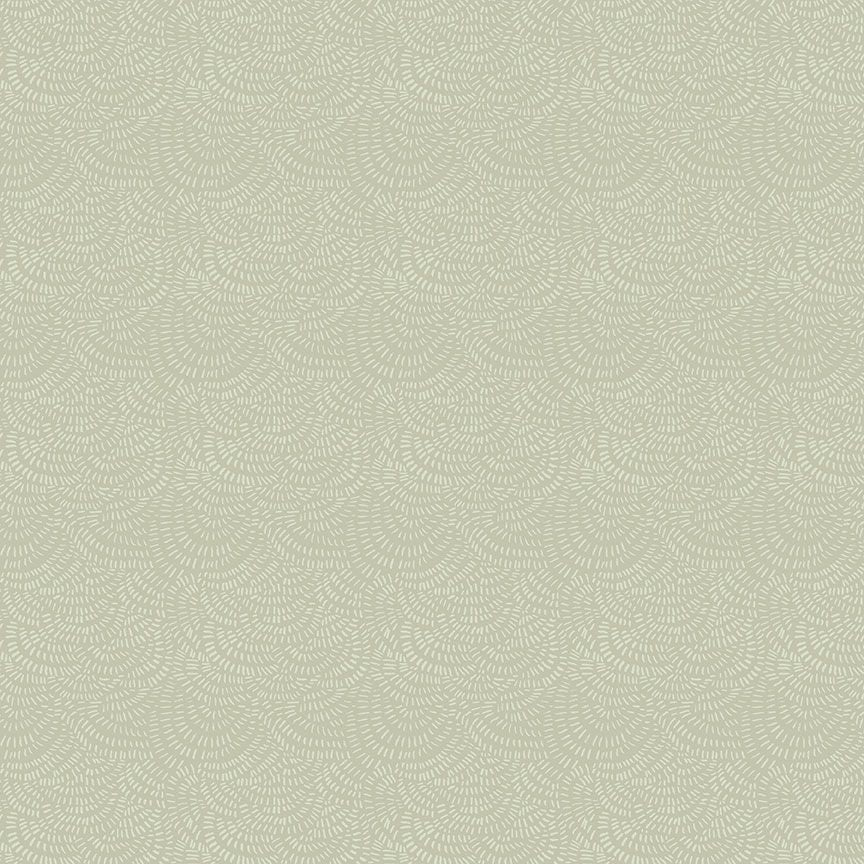Dear Stella - Hogs and Kisses Flannel - Crimp Blender - STELLA - FRR2293 FERN