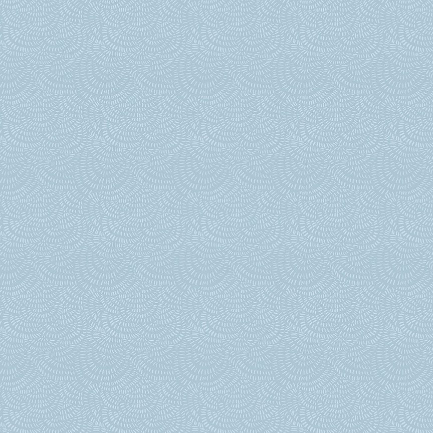Dear Stella - Hogs and Kisses Flannel - Crimp Blender - STELLA - FRR2293 MARINA