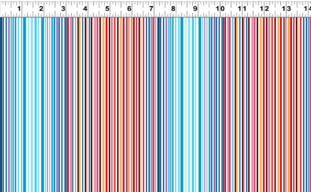 Preorder - Clothworks - Help Is On The Way ! - Digital Stripe - Y5019-55 Multi Color - Ships October 2026