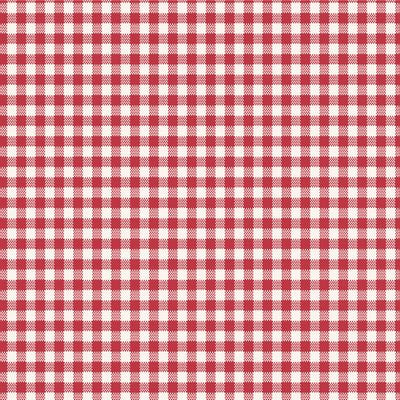 Tilda - Woven Gingham Wide Back Quilt Backing Fabric - Red - TIL150018