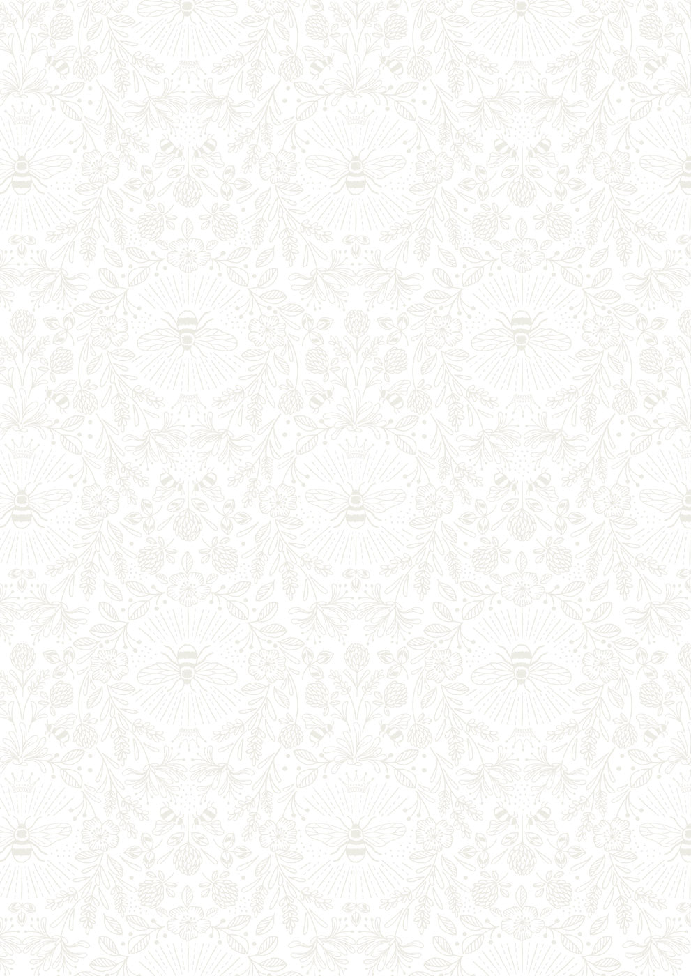 Lewis and Irene - Tiny Tonals - Queen Bee White on White - TT1A