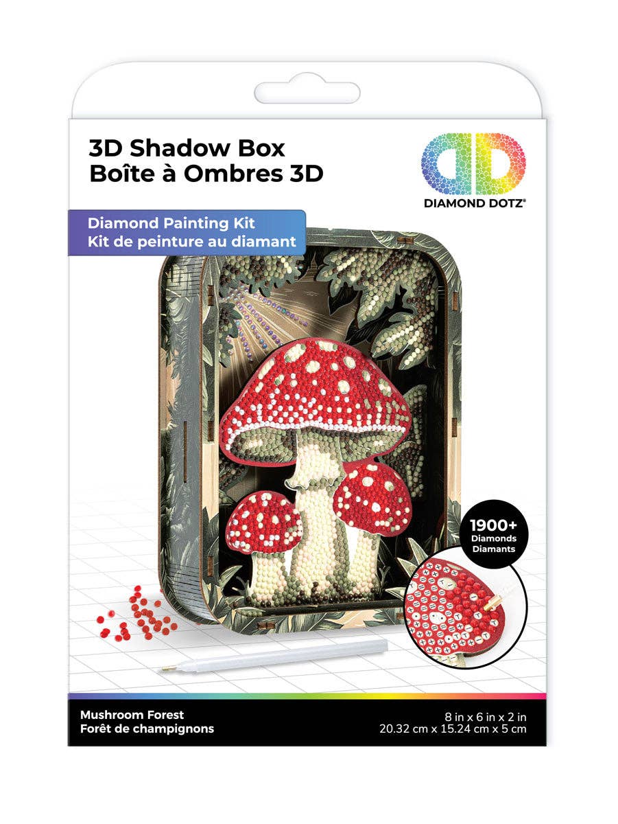 Diamond Dotz - Mushroom Forest Shadow Box Kit