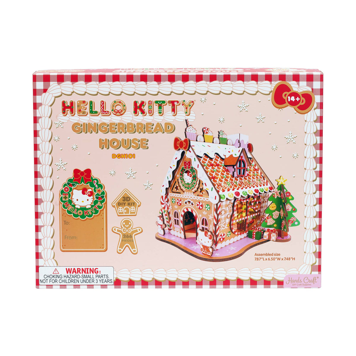 Hands Craft Hello Kitty® Gingerbread House - DIY Miniature House Kit