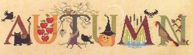 Autumn Cross Stitch Pattern By Cricket Collection