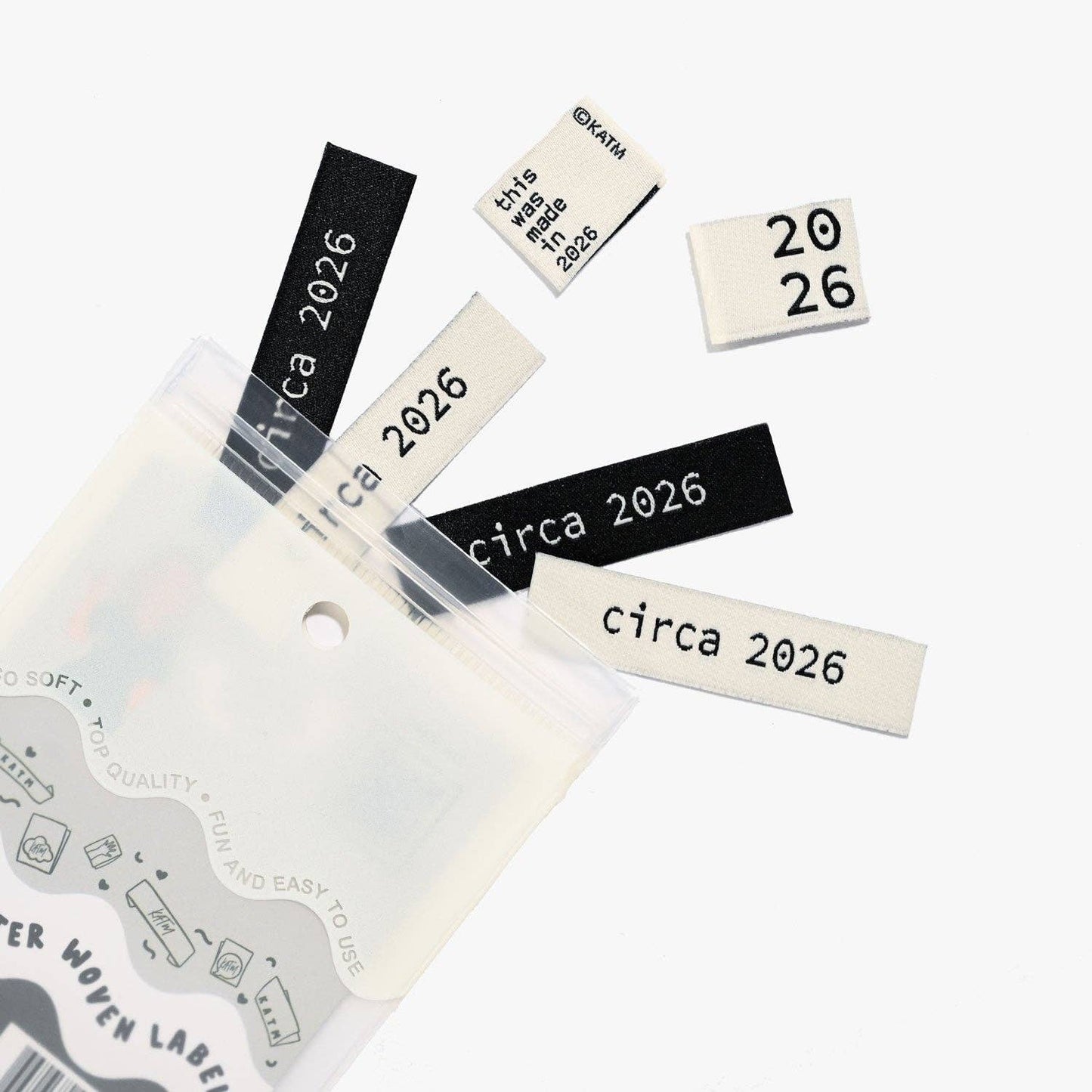 Kylie And The Machine - Circa 2026 Woven Labels - 1 Pack