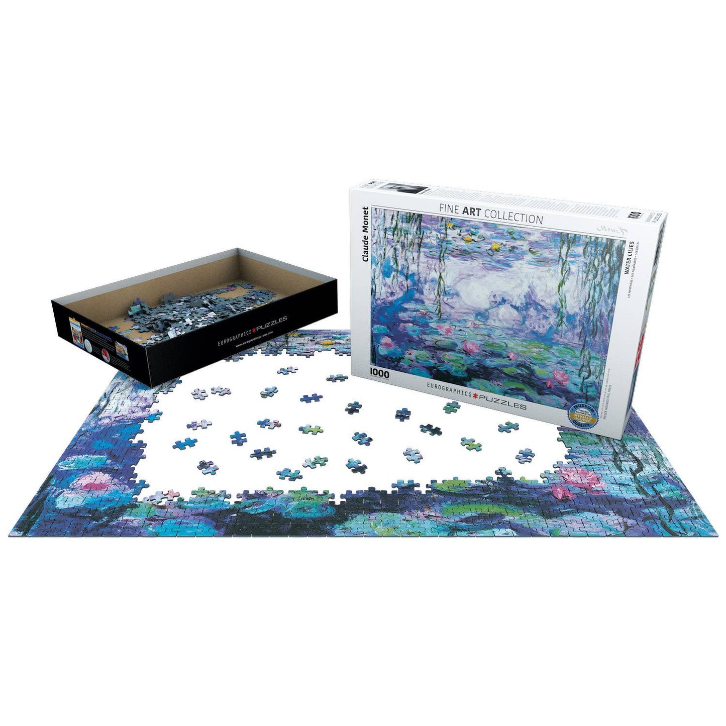 Eurographics Puzzles USA - Water Lilies Puzzle