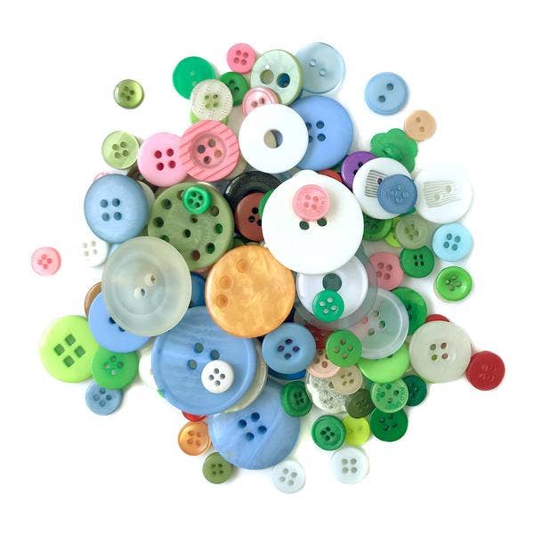 Buttons Galore and More Craft & Sewing Buttons - Mixed Color Buttons