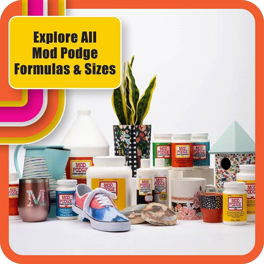 Plaid Mod Podge Dishwasher Safe Glitter - Gold, 8 oz
