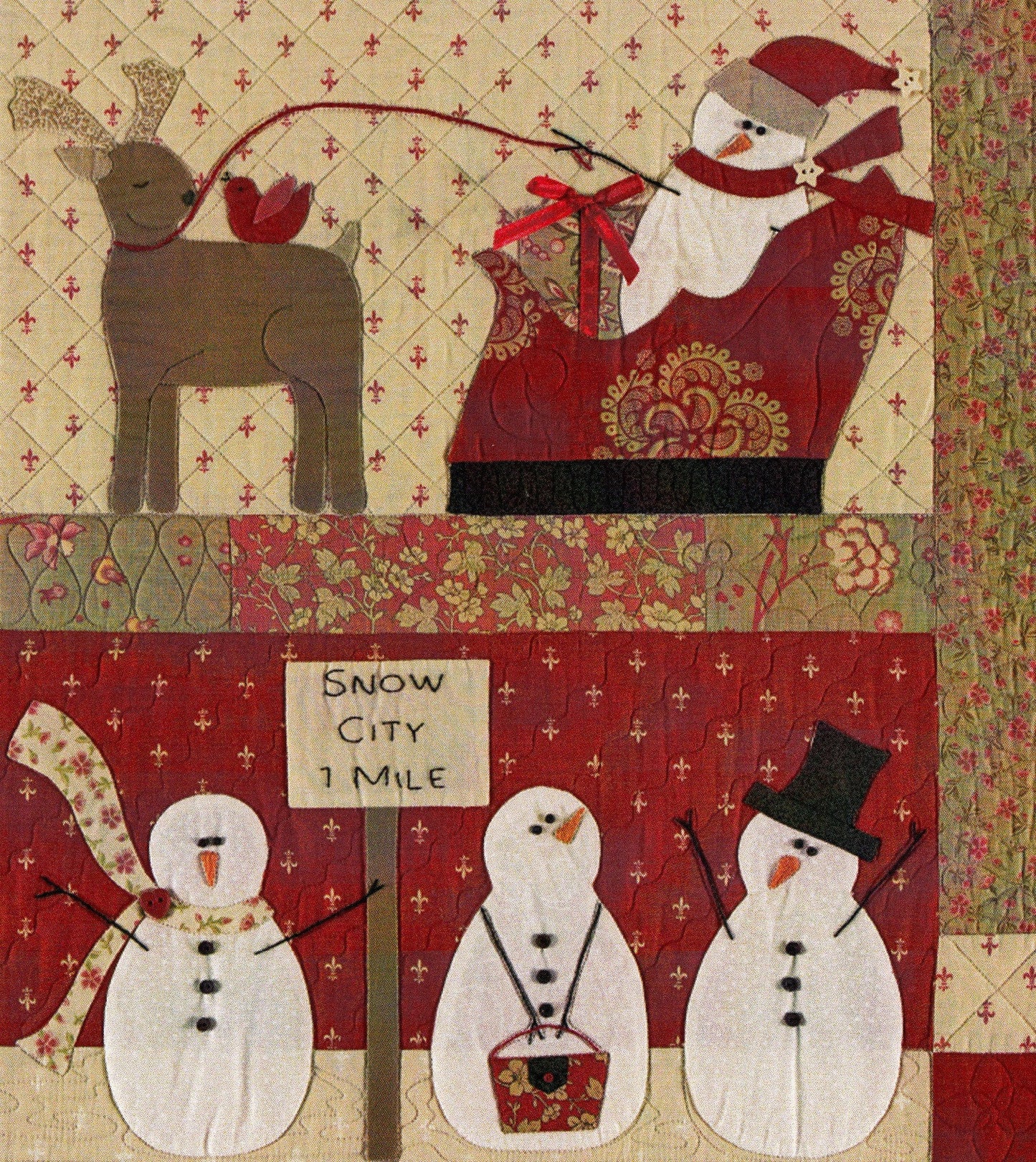 Merry, Merry Snowmen Quilt Pattern - From Bunny Hill Designs