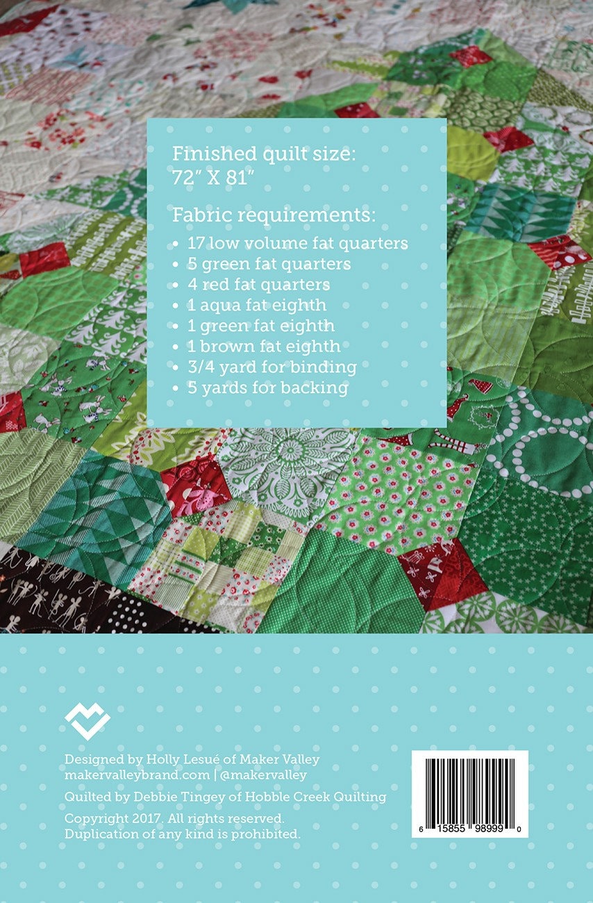 Happy Christmas Quilt Pattern From Maker Valley By Lesue, Holly