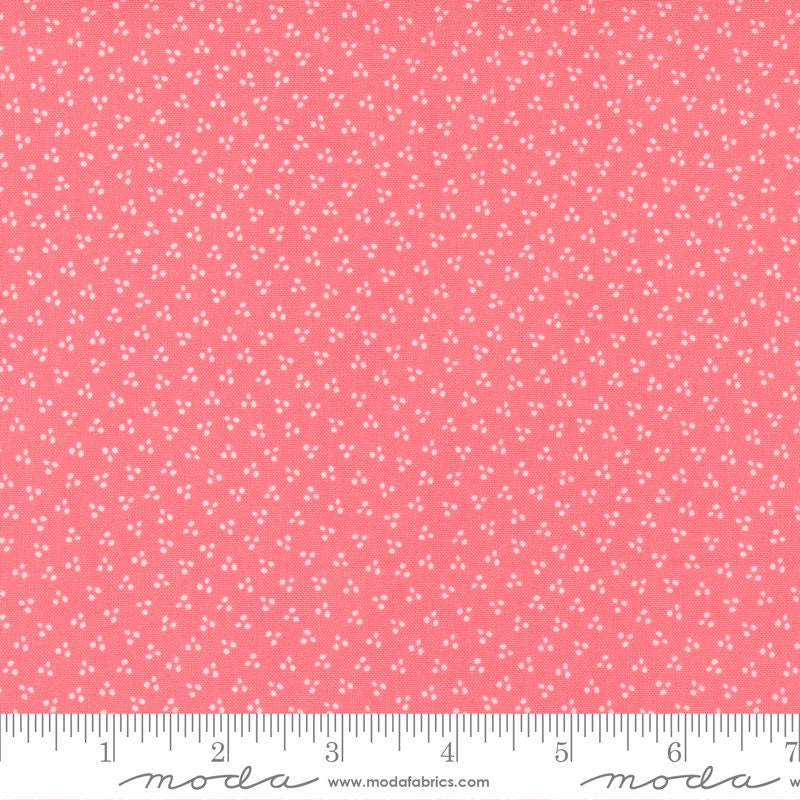 Moda - Sincerely Yours - Tiny Dots - Flamingo - 37615 17