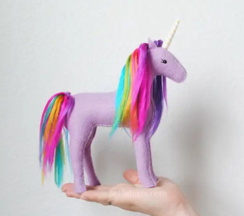 Delilah Iris - Lavender Rainbow Unicorn Sewing Kit