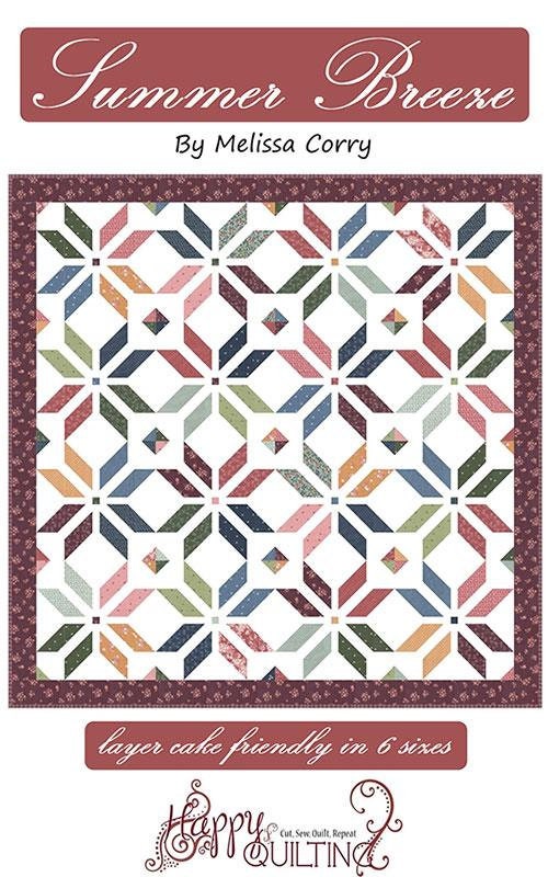Summer Breeze Quilt Pattern by Happy Quilting