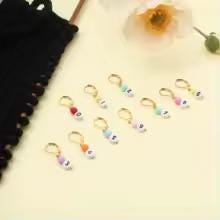 Copper & Acrylic Stitch Markers Numbered 0-9 - DoreenBox