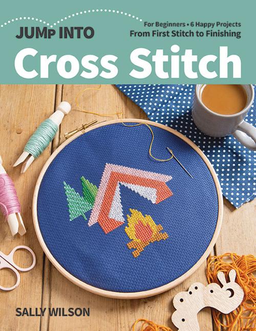 Jump Into Cross Stitch Book - Sally Wilson - Caterpillar Cross Stitch
